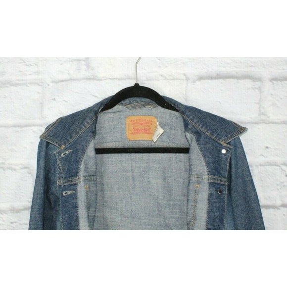 Levi Strauss & Co. Blue Denim Long Sleeves Button Front Jacket Size L - Picture 4 of 12